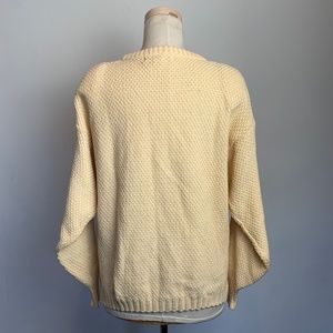 Vintage Sweaters - Vintage Open Cable Knit Oversized Sweater Vintage Sweaters - Vintage Open Cable Knit Oversized Sweater